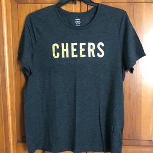 Old Navy CHEERS tee shirt XL